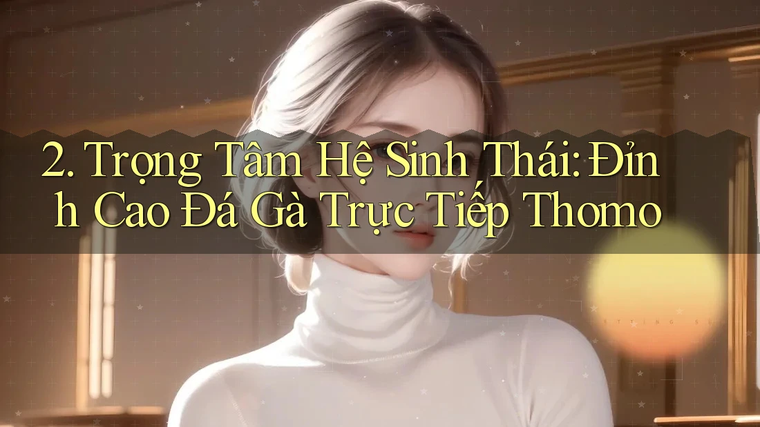 2. Trọng Tâm Hệ Sinh Thái: Đỉnh Cao Đá Gà Trực Tiếp Thomo