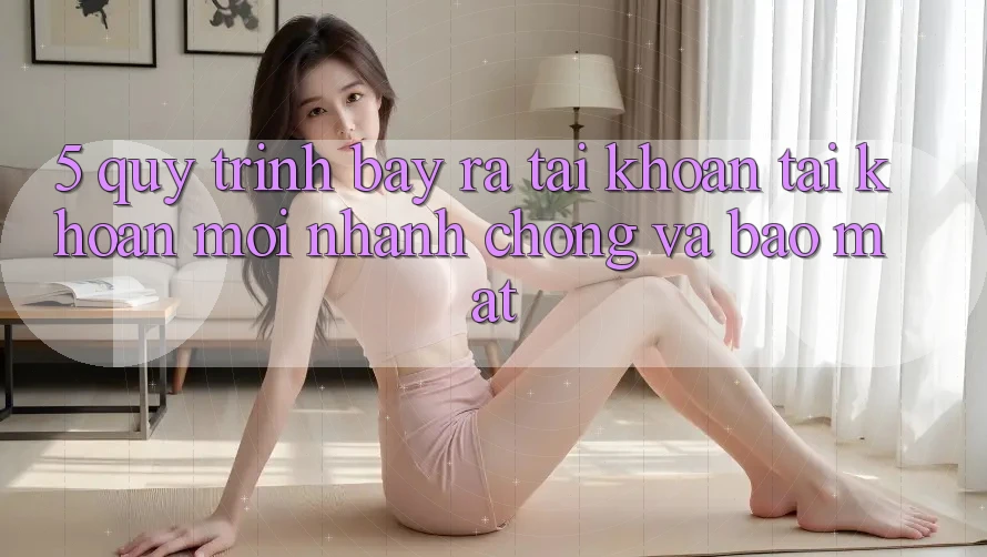 5. Quy Trình Bày ra tài khoản Tài Khoản Mới Nhanh Chóng và Bảo Mật