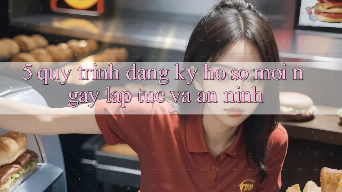5. Quy Trình Đăng Ký Hồ sơ Mới Ngay lập tức và An ninh