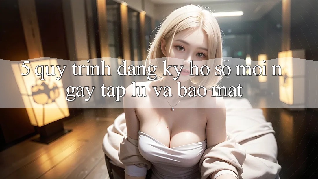 5. Quy Trình Đăng Ký Hồ sơ Mới Ngay tắp lự và Bảo Mật