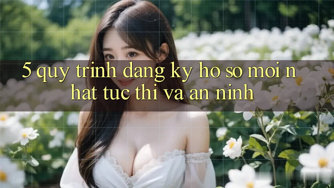 5. Quy Trình Đăng Ký Hồ sơ Mới nhất Tức thì và An ninh