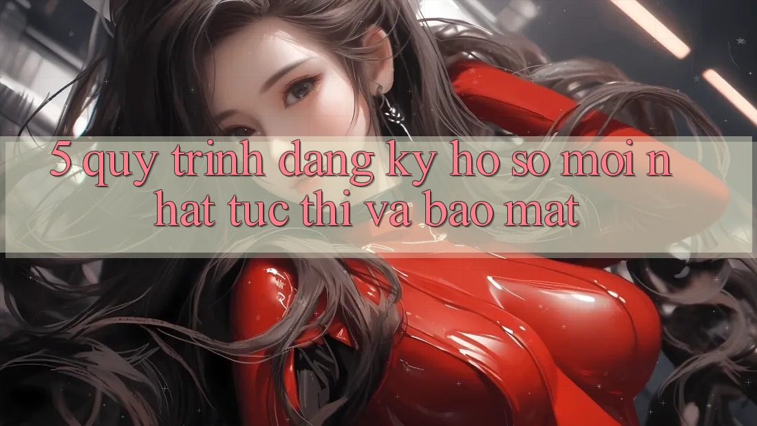 5. Quy Trình Đăng Ký Hồ sơ Mới nhất Tức thì và Bảo Mật 5. Quy Trình Đăng Ký Hồ sơ Mới nhất Tức thì và Bảo Mật