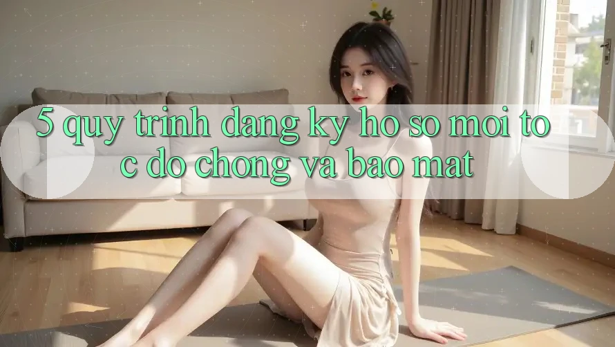 5. Quy Trình Đăng Ký Hồ sơ Mới Tốc độ Chóng và Bảo Mật