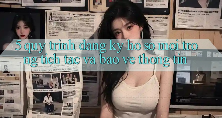 5. Quy Trình Đăng Ký Hồ sơ Mới Trong tích tắc và Bảo vệ thông tin