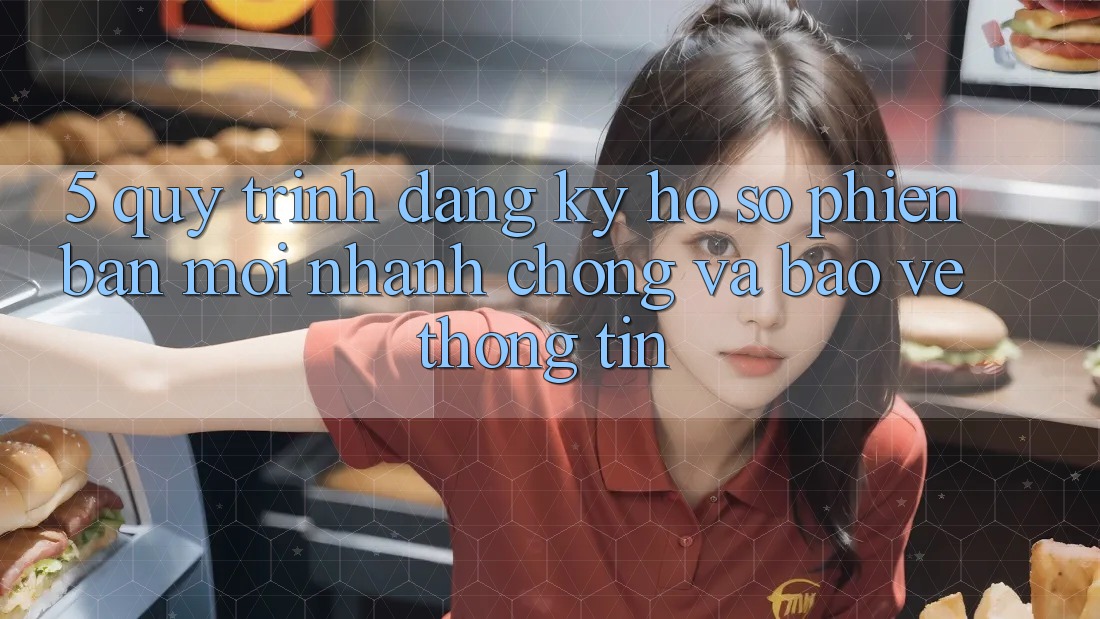 5. Quy Trình Đăng Ký Hồ sơ Phiên bản mới Nhanh chóng và Bảo vệ thông tin