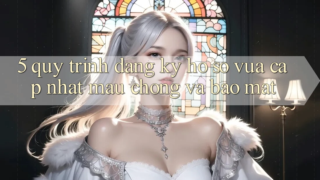 5. Quy Trình Đăng Ký Hồ sơ Vừa cập nhật Mau Chóng và Bảo Mật