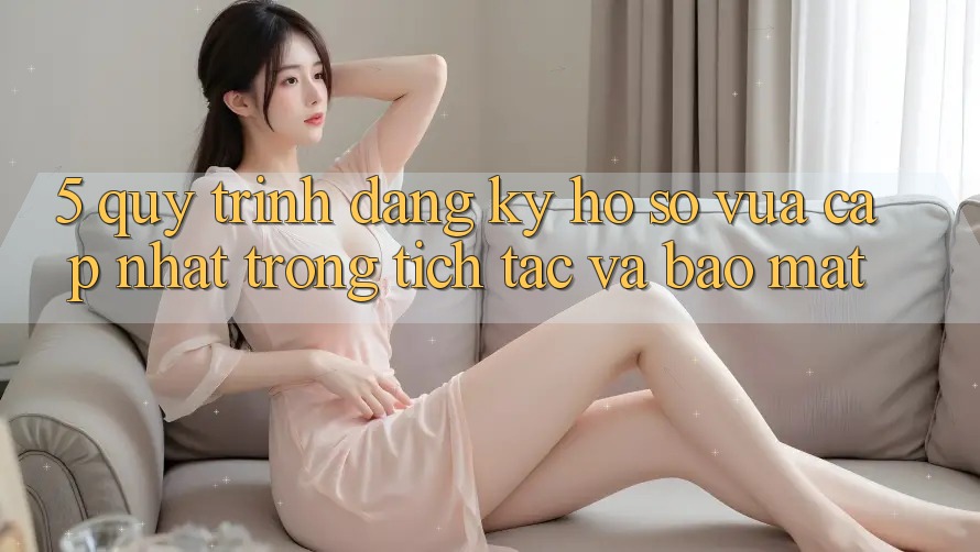 5. Quy Trình Đăng Ký Hồ sơ Vừa cập nhật Trong tích tắc và Bảo Mật