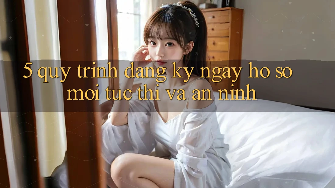 5. Quy Trình Đăng ký ngay Hồ sơ Mới Tức thì và An ninh 5. Quy Trình Đăng ký ngay Hồ sơ Mới Tức thì và An ninh