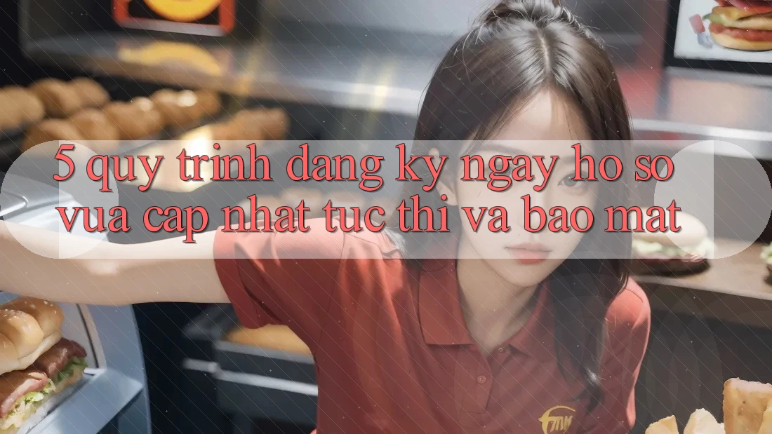 5. Quy Trình Đăng ký ngay Hồ sơ Vừa cập nhật Tức thì và Bảo Mật