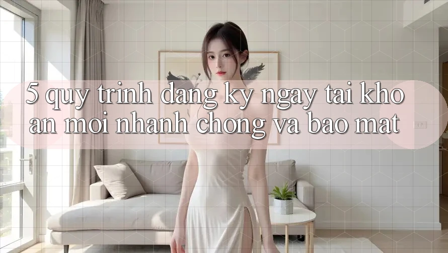 5. Quy Trình Đăng ký ngay Tài Khoản Mới Nhanh Chóng và Bảo Mật