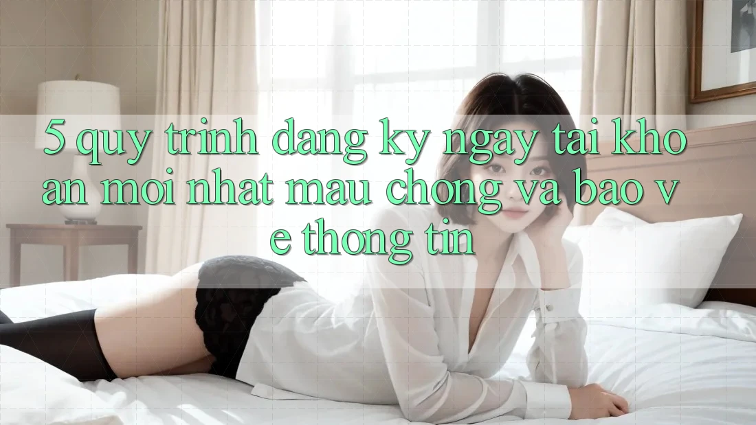 5. Quy Trình Đăng ký ngay Tài Khoản Mới nhất Mau Chóng và Bảo vệ thông tin 5. Quy Trình Đăng ký ngay Tài Khoản Mới nhất Mau Chóng và Bảo vệ thông tin