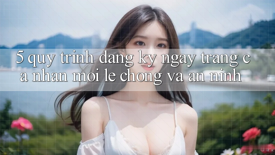 5. Quy Trình Đăng ký ngay Trang cá nhân Mới Lẹ Chóng và An ninh 5. Quy Trình Đăng ký ngay Trang cá nhân Mới Lẹ Chóng và An ninh