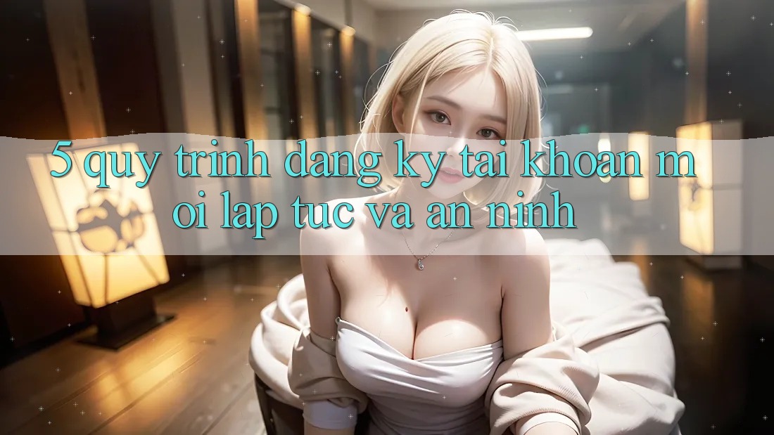 5. Quy Trình Đăng Ký Tài Khoản Mới Lập tức và An ninh