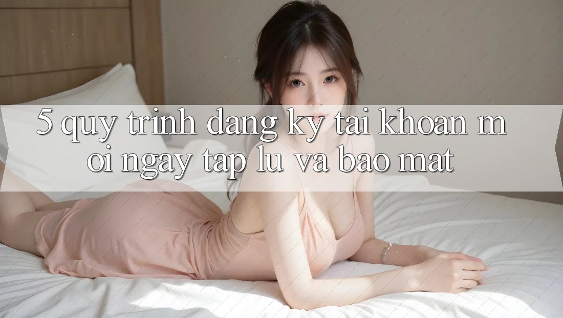 5. Quy Trình Đăng Ký Tài Khoản Mới Ngay tắp lự và Bảo Mật