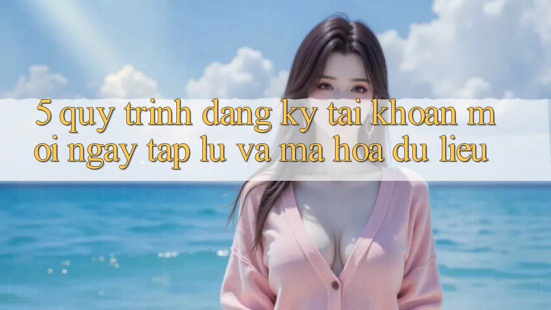 5. Quy Trình Đăng Ký Tài khoản Mới Ngay tắp lự và Mã hóa dữ liệu