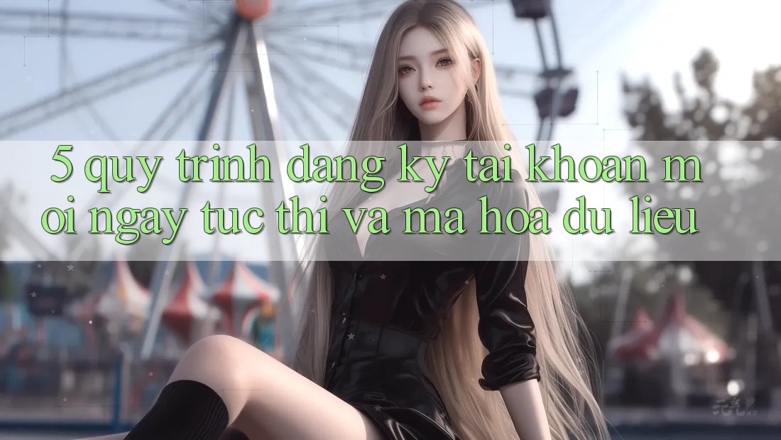 5. Quy Trình Đăng ký Tài Khoản Mới Ngay tức thì và Mã hóa dữ liệu