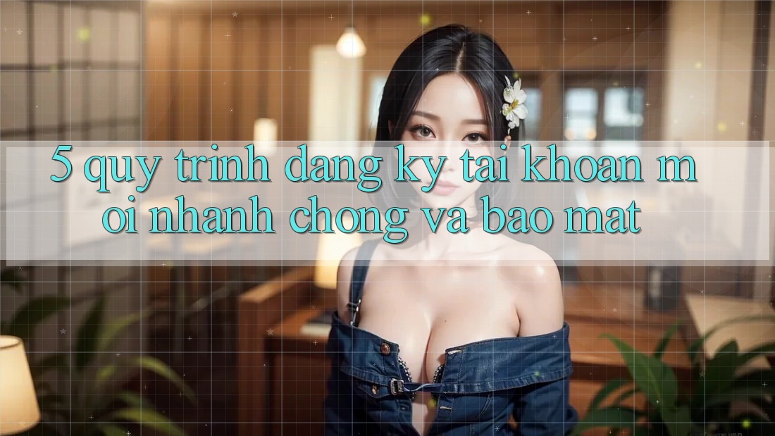 5. Quy Trình Đăng Ký Tài Khoản Mới Nhanh Chóng và Bảo Mật