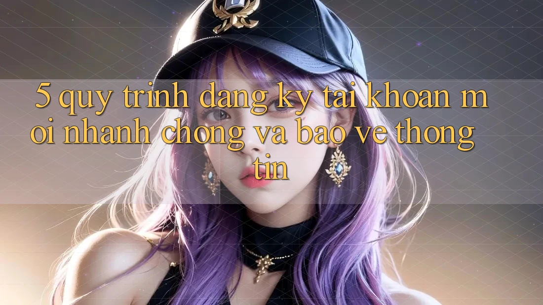 5. Quy Trình Đăng Ký Tài Khoản Mới Nhanh Chóng và Bảo vệ thông tin