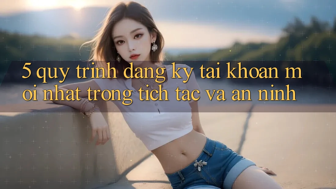 5. Quy Trình Đăng Ký Tài Khoản Mới nhất Trong tích tắc và An ninh