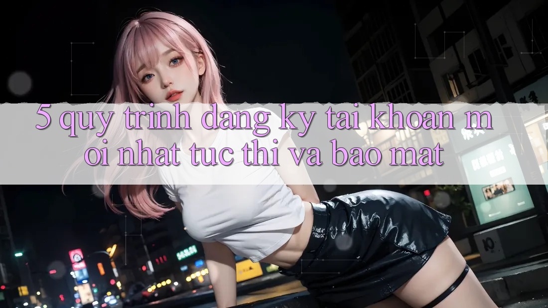 5. Quy Trình Đăng Ký Tài Khoản Mới nhất Tức thì và Bảo Mật