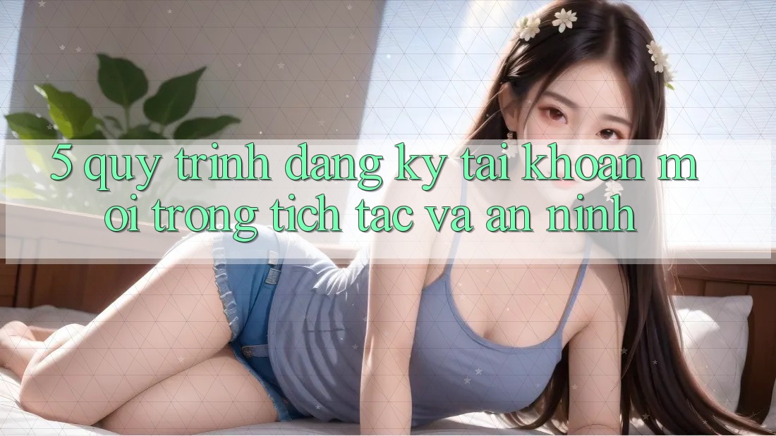 5. Quy Trình Đăng Ký Tài khoản Mới Trong tích tắc và An ninh 5. Quy Trình Đăng Ký Tài khoản Mới Trong tích tắc và An ninh