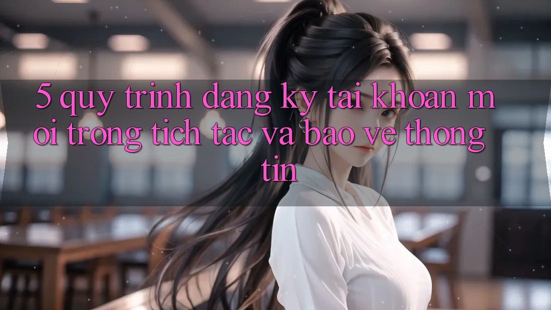 5. Quy Trình Đăng Ký Tài Khoản Mới Trong tích tắc và Bảo vệ thông tin