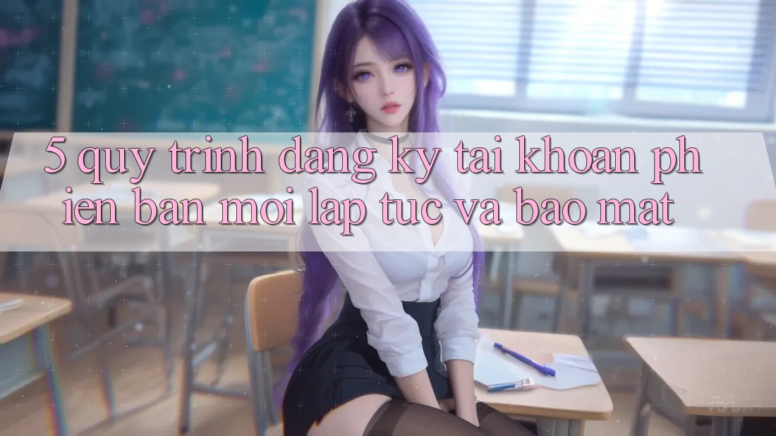 5. Quy Trình Đăng Ký Tài Khoản Phiên bản mới Lập tức và Bảo Mật