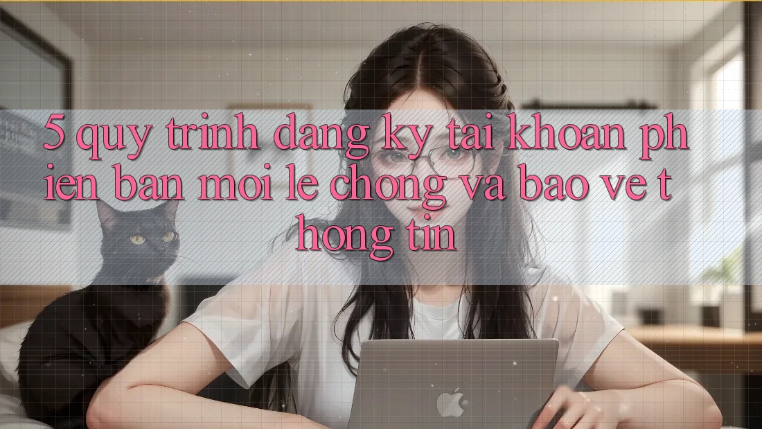 5. Quy Trình Đăng Ký Tài khoản Phiên bản mới Lẹ Chóng và Bảo vệ thông tin