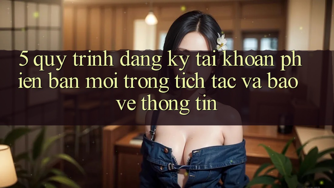 5. Quy Trình Đăng Ký Tài Khoản Phiên bản mới Trong tích tắc và Bảo vệ thông tin