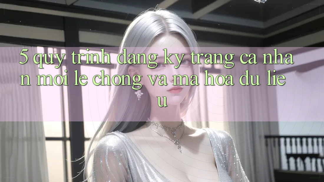 5. Quy Trình Đăng Ký Trang cá nhân Mới Lẹ Chóng và Mã hóa dữ liệu