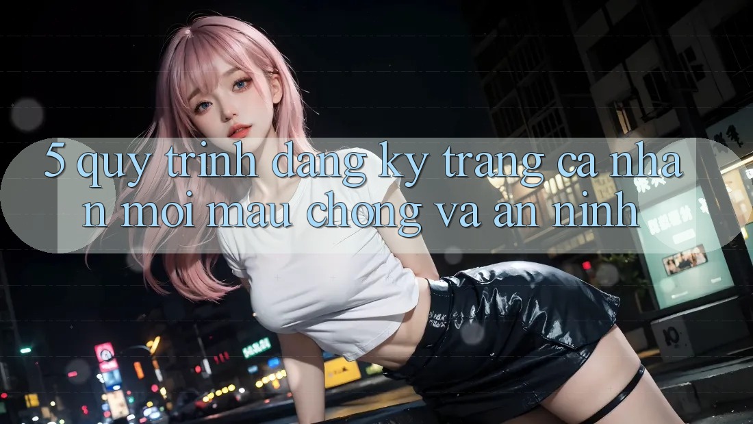 5. Quy Trình Đăng ký Trang cá nhân Mới Mau Chóng và An ninh