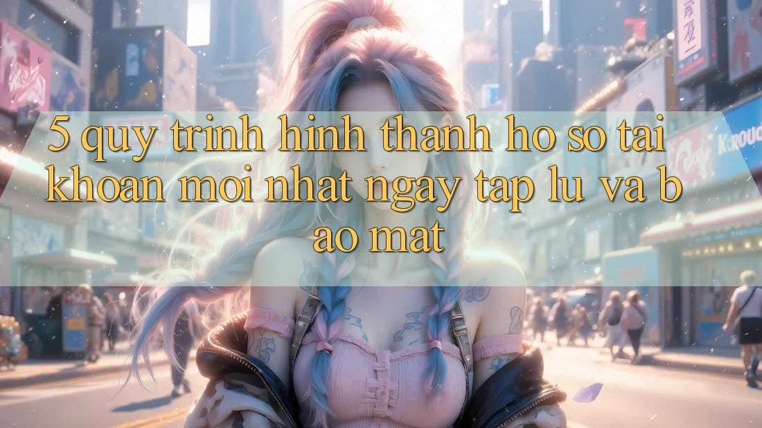 5. Quy Trình Hình thành hồ sơ Tài Khoản Mới nhất Ngay tắp lự và Bảo Mật