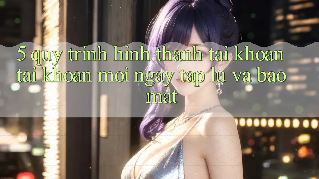 5. Quy Trình Hình thành tài khoản Tài Khoản Mới Ngay tắp lự và Bảo Mật