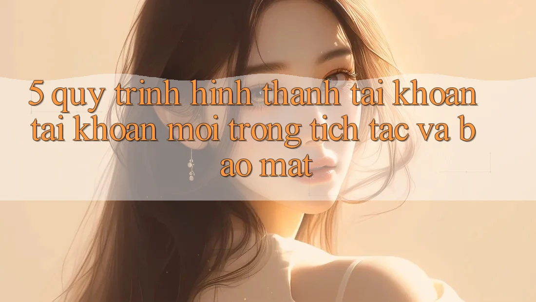 5. Quy Trình Hình thành tài khoản Tài Khoản Mới Trong tích tắc và Bảo Mật