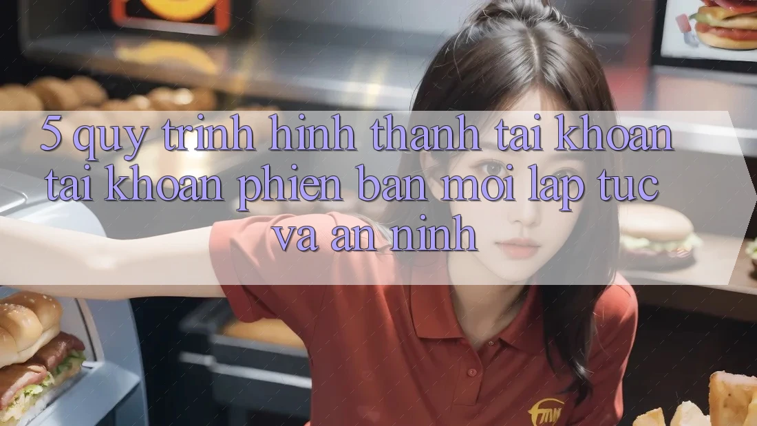 5. Quy Trình Hình thành tài khoản Tài Khoản Phiên bản mới Lập tức và An ninh