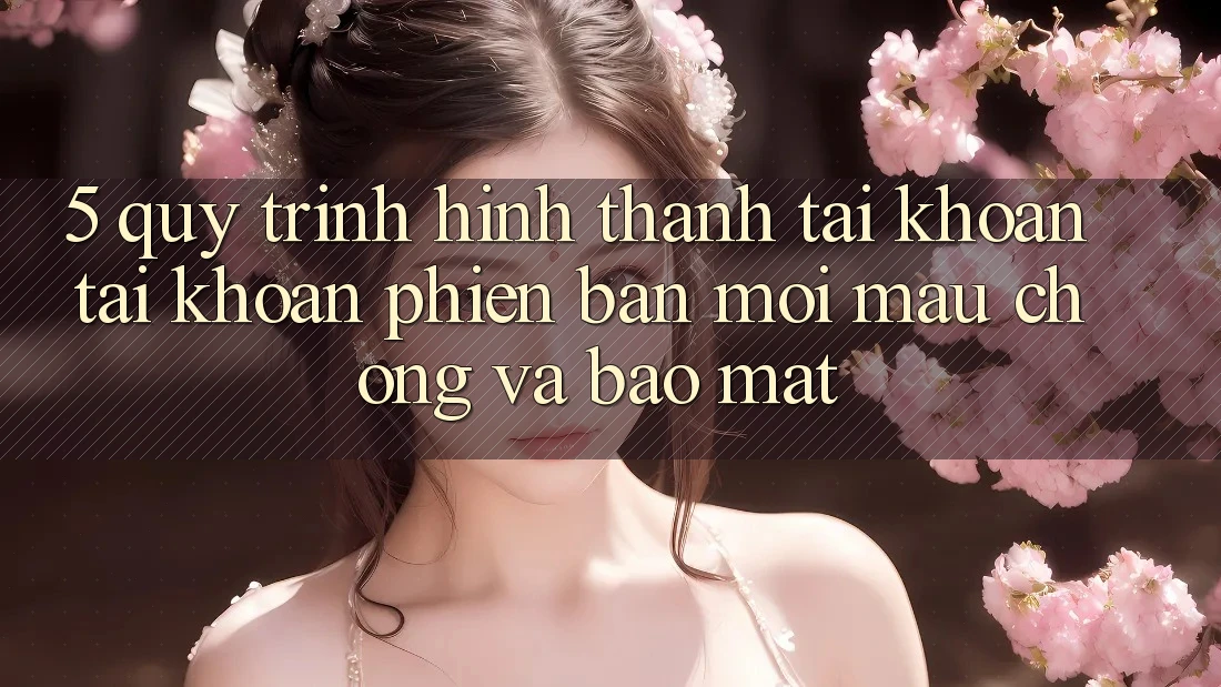 5. Quy Trình Hình thành tài khoản Tài Khoản Phiên bản mới Mau Chóng và Bảo Mật