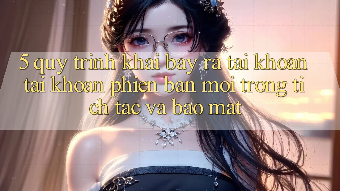5. Quy Trình Khai bày ra tài khoản Tài Khoản Phiên bản mới Trong tích tắc và Bảo Mật