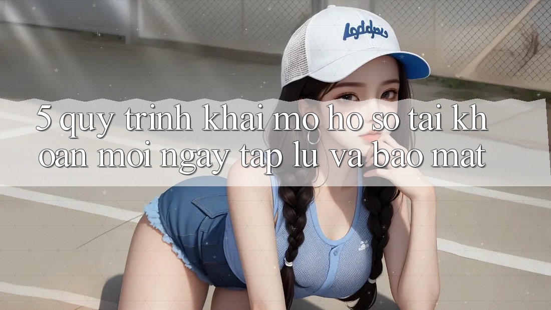 5. Quy Trình Khai mở hồ sơ Tài Khoản Mới Ngay tắp lự và Bảo Mật