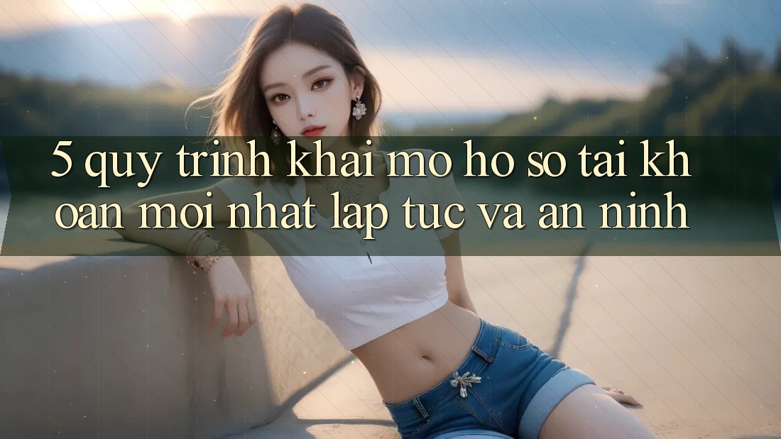 5. Quy Trình Khai mở hồ sơ Tài Khoản Mới nhất Lập tức và An ninh