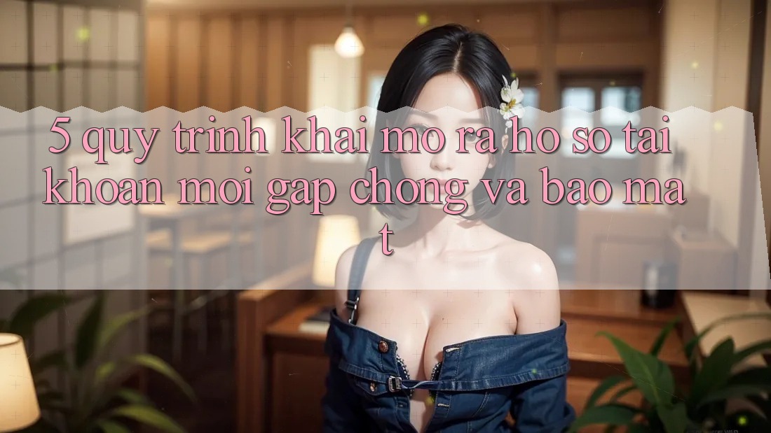 5. Quy Trình Khai mở ra hồ sơ Tài Khoản Mới Gấp Chóng và Bảo mật 5. Quy Trình Khai mở ra hồ sơ Tài Khoản Mới Gấp Chóng và Bảo mật