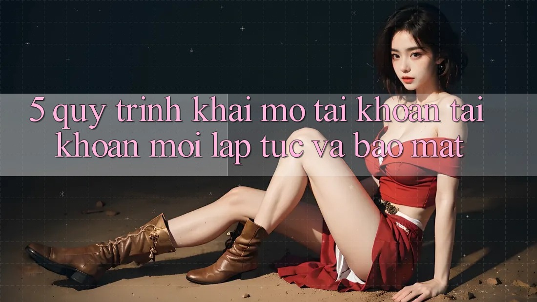 5. Quy Trình Khai mở tài khoản Tài Khoản Mới Lập tức và Bảo Mật 5. Quy Trình Khai mở tài khoản Tài Khoản Mới Lập tức và Bảo Mật