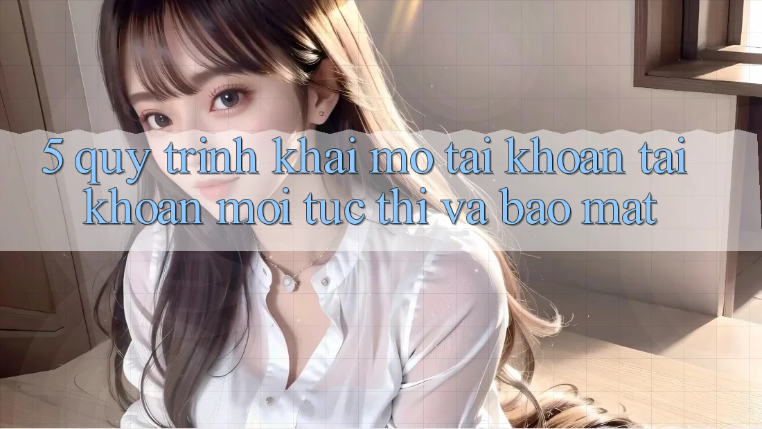 5. Quy Trình Khai mở tài khoản Tài Khoản Mới Tức thì và Bảo Mật