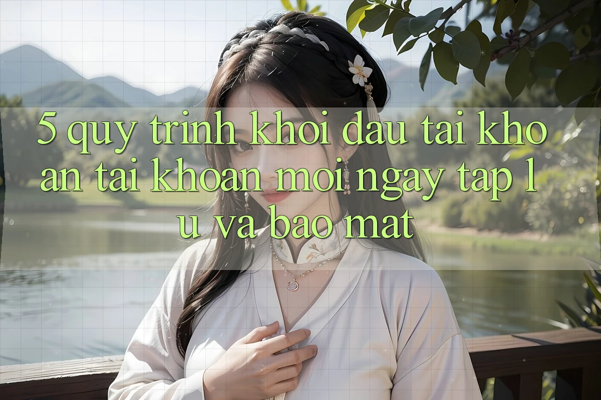 5. Quy Trình Khởi đầu tài khoản Tài Khoản Mới Ngay tắp lự và Bảo Mật