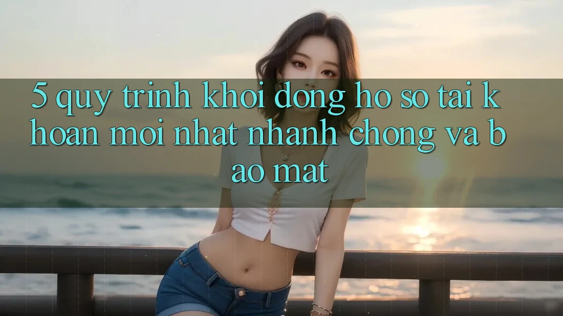 5. Quy Trình Khởi động hồ sơ Tài Khoản Mới nhất Nhanh Chóng và Bảo Mật 5. Quy Trình Khởi động hồ sơ Tài Khoản Mới nhất Nhanh Chóng và Bảo Mật