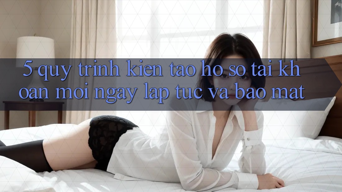 5. Quy Trình Kiến tạo hồ sơ Tài Khoản Mới Ngay lập tức và Bảo Mật 5. Quy Trình Kiến tạo hồ sơ Tài Khoản Mới Ngay lập tức và Bảo Mật