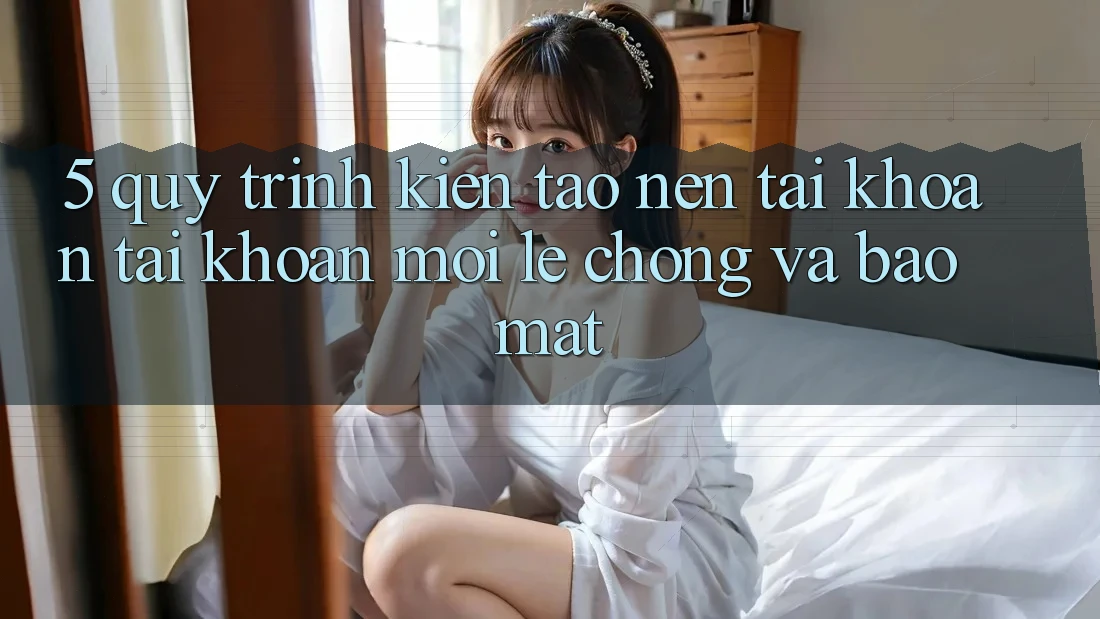 5. Quy Trình Kiến tạo nên tài khoản Tài Khoản Mới Lẹ Chóng và Bảo Mật