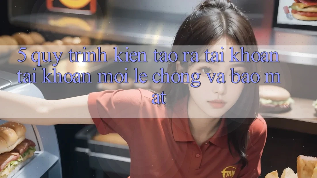 5. Quy Trình Kiến tạo ra tài khoản Tài Khoản Mới Lẹ Chóng và Bảo Mật