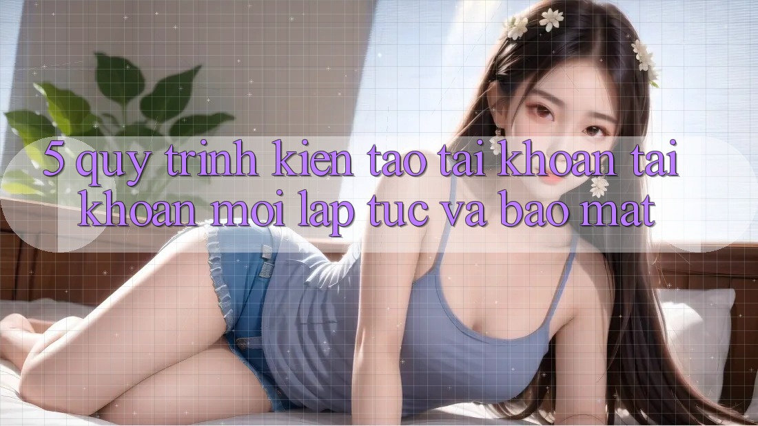 5. Quy Trình Kiến tạo tài khoản Tài Khoản Mới Lập tức và Bảo Mật