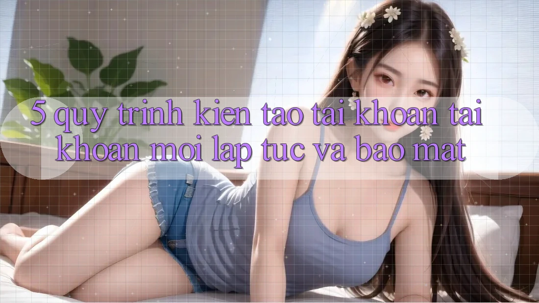 5. Quy Trình Kiến tạo tài khoản Tài Khoản Mới Lập tức và Bảo Mật