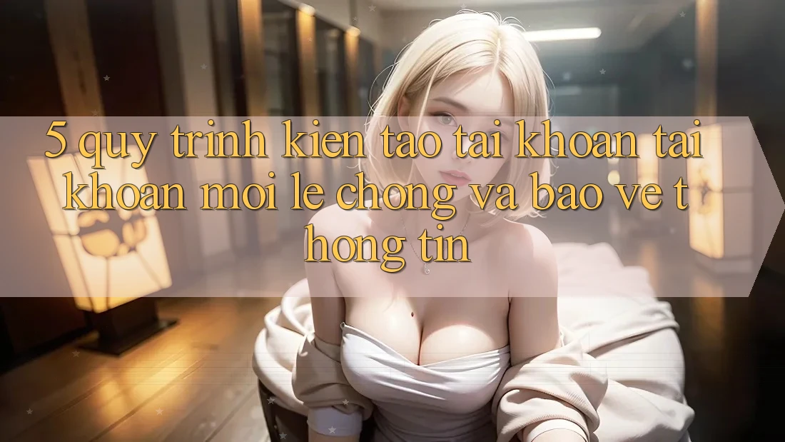 5. Quy Trình Kiến tạo tài khoản Tài Khoản Mới Lẹ chóng và Bảo vệ thông tin